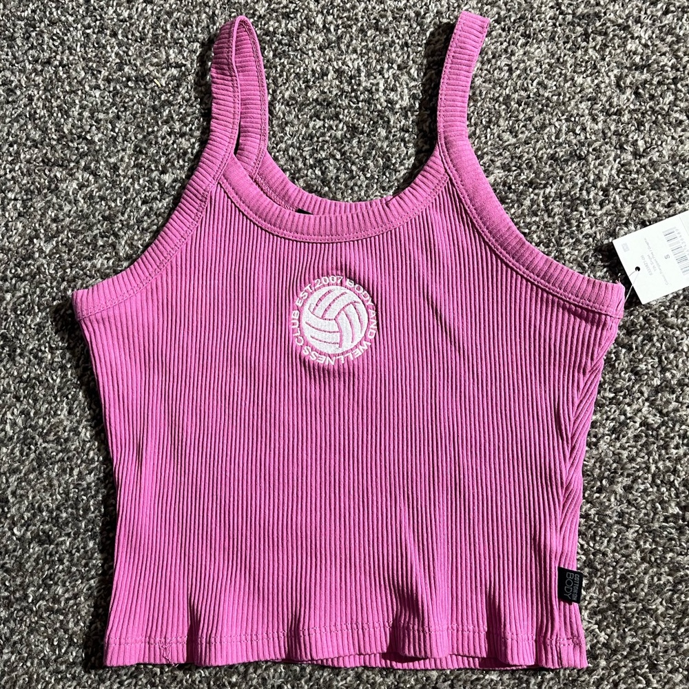 Cotton On Body Sports Seamless Cropped Tank Top Size Small